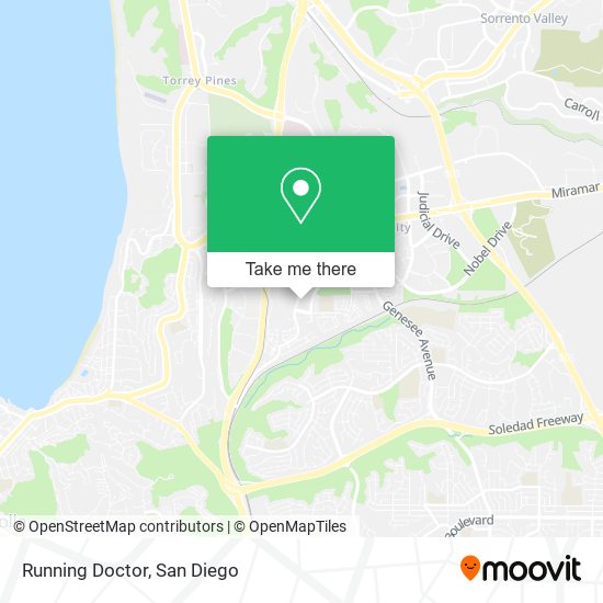 Mapa de Running Doctor