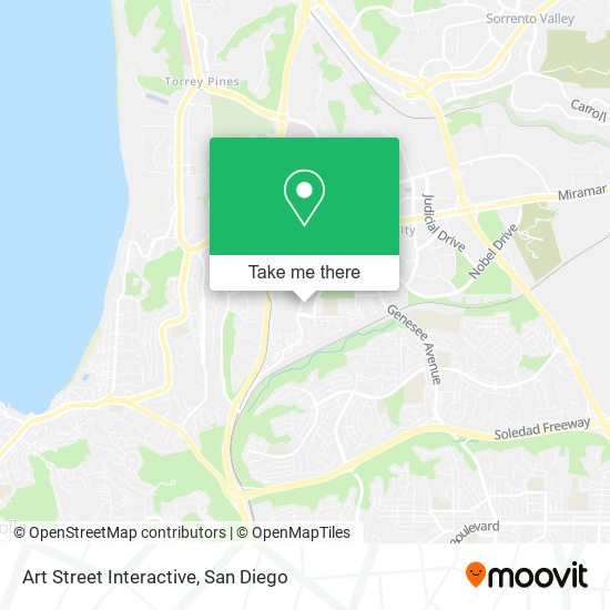 Mapa de Art Street Interactive