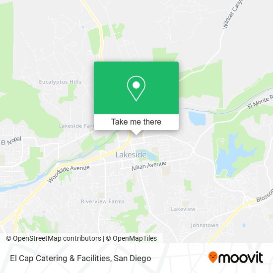 El Cap Catering & Facilities map