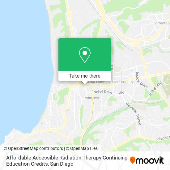 Affordable Accessible Radiation Therapy Continuing Education Credits map