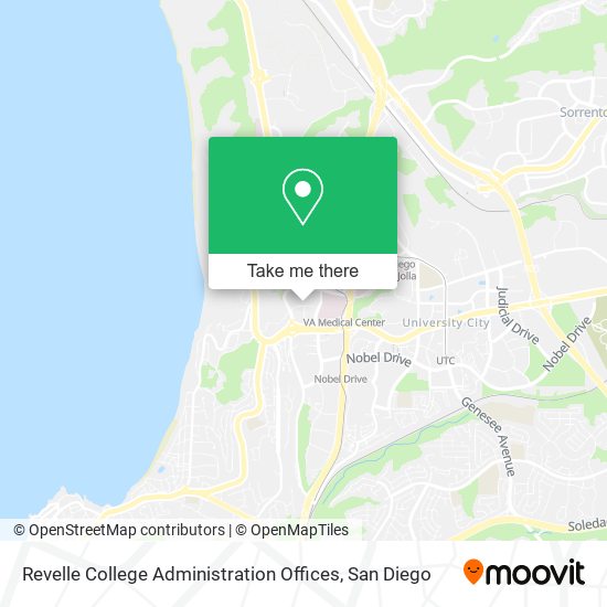 Revelle College Administration Offices map