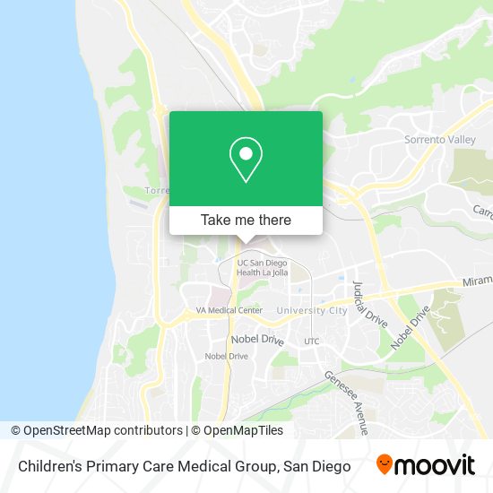 Mapa de Children's Primary Care Medical Group