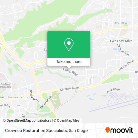 Crownco Restoration Specialists map