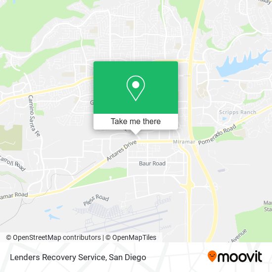 Lenders Recovery Service map