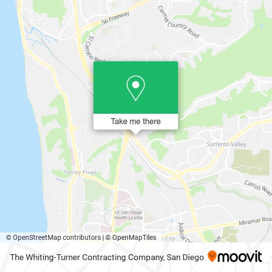 The Whiting-Turner Contracting Company map