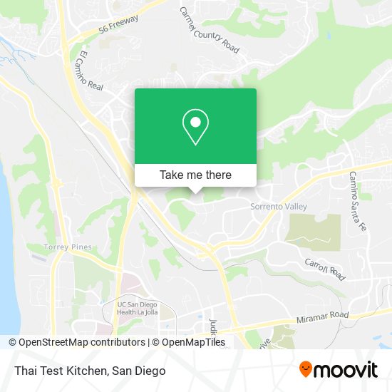 Thai Test Kitchen map