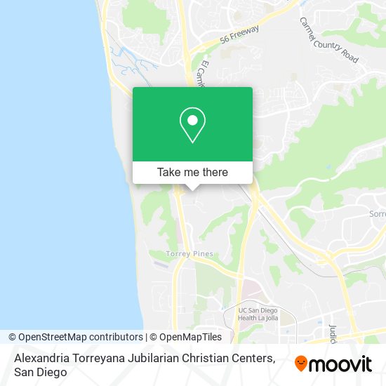 Mapa de Alexandria Torreyana Jubilarian Christian Centers