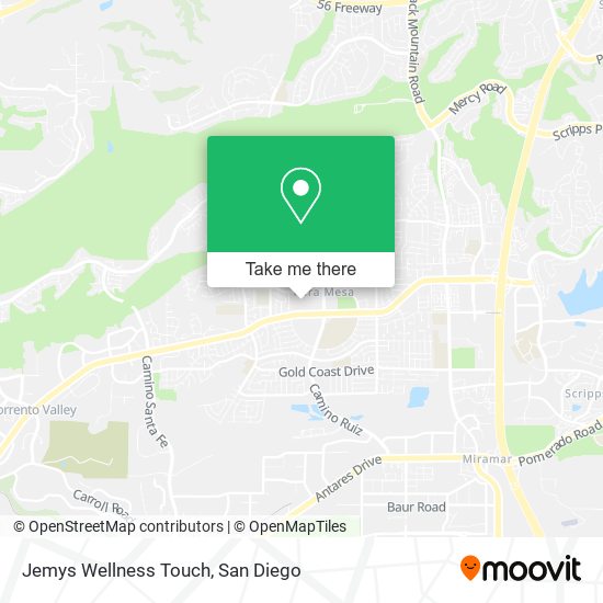 Jemys Wellness Touch map