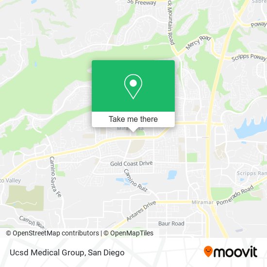 Mapa de Ucsd Medical Group