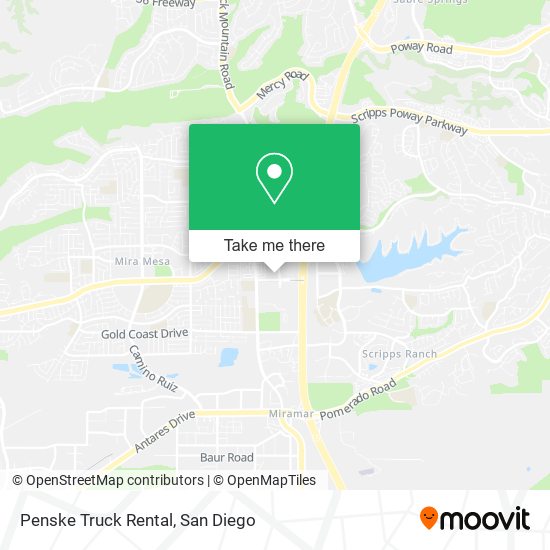 Penske Truck Rental map