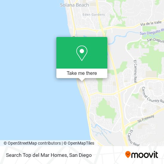 Mapa de Search Top del Mar Homes