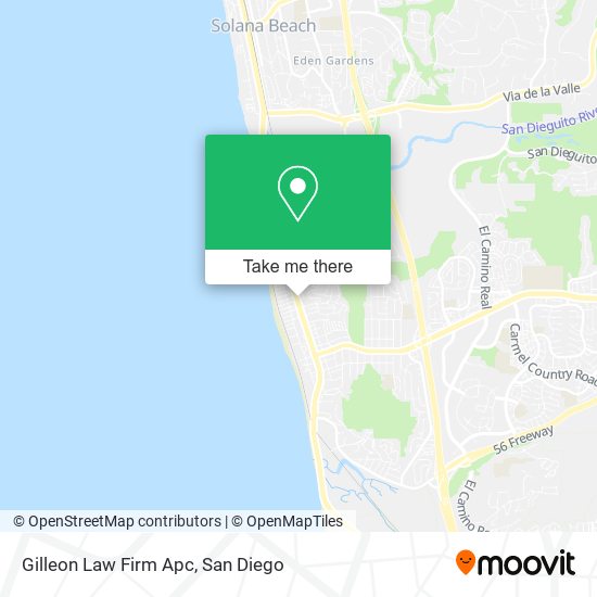 Gilleon Law Firm Apc map