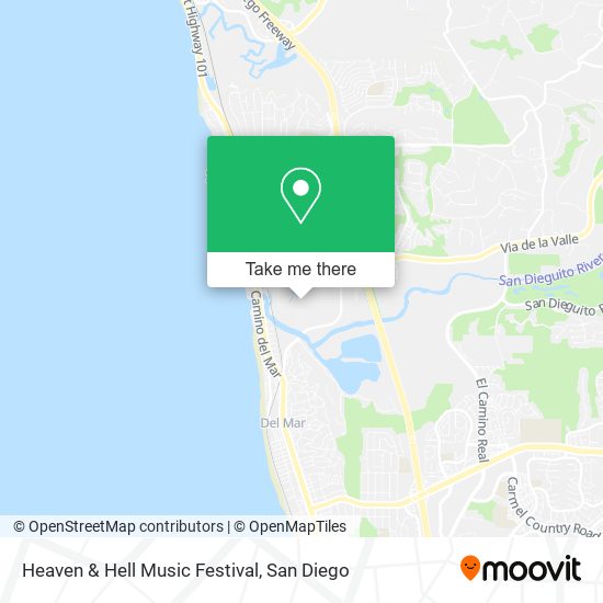 Heaven & Hell Music Festival map