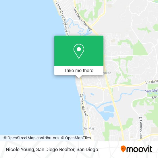 Mapa de Nicole Young, San Diego Realtor