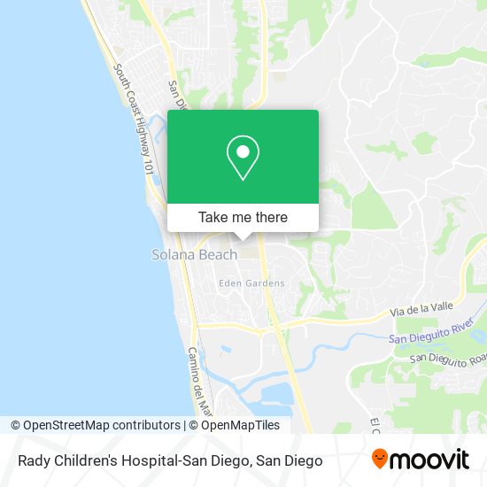 Rady Children's Hospital-San Diego map