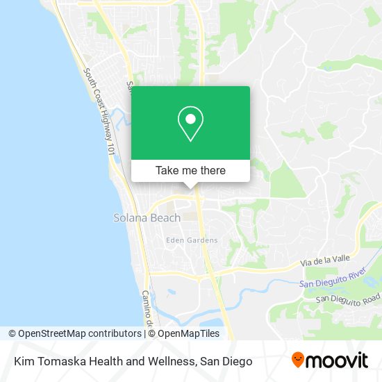 Kim Tomaska Health and Wellness map