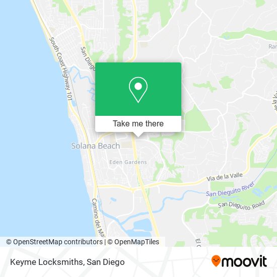 Keyme Locksmiths map