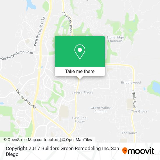 Mapa de Copyright 2017 Builders Green Remodeling Inc