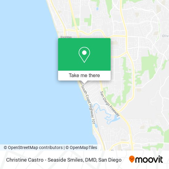 Christine Castro - Seaside Smiles, DMD map