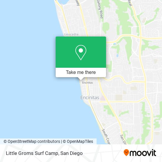 Little Groms Surf Camp map