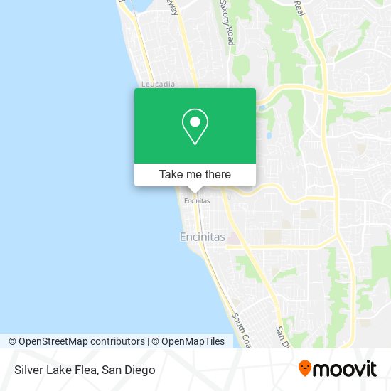 Silver Lake Flea map