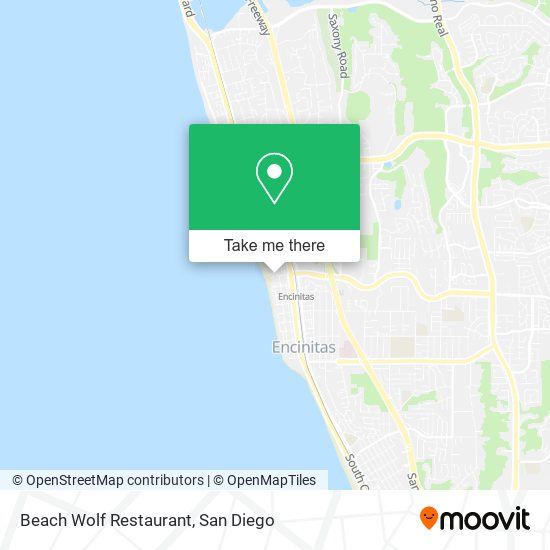 Beach Wolf Restaurant map
