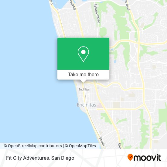 Fit City Adventures map