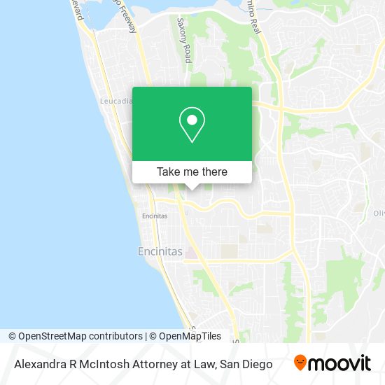 Mapa de Alexandra R McIntosh Attorney at Law
