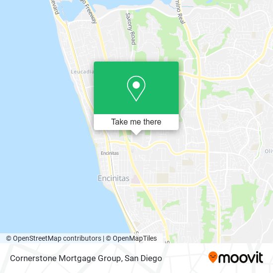 Mapa de Cornerstone Mortgage Group