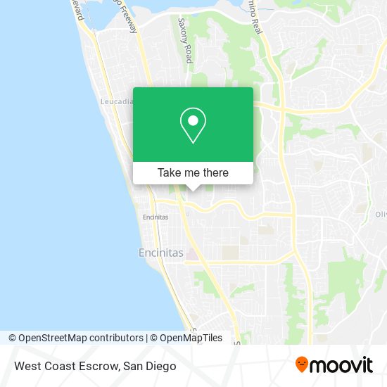 Mapa de West Coast Escrow