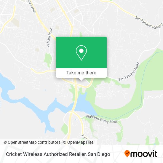 Mapa de Cricket Wireless Authorized Retailer