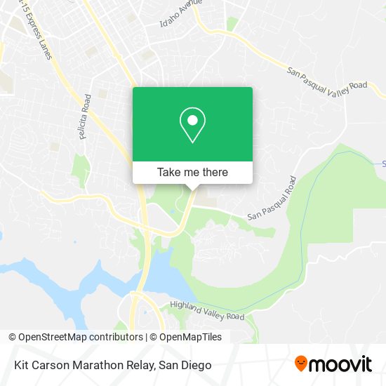 Mapa de Kit Carson Marathon Relay