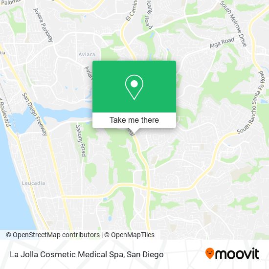 La Jolla Cosmetic Medical Spa map