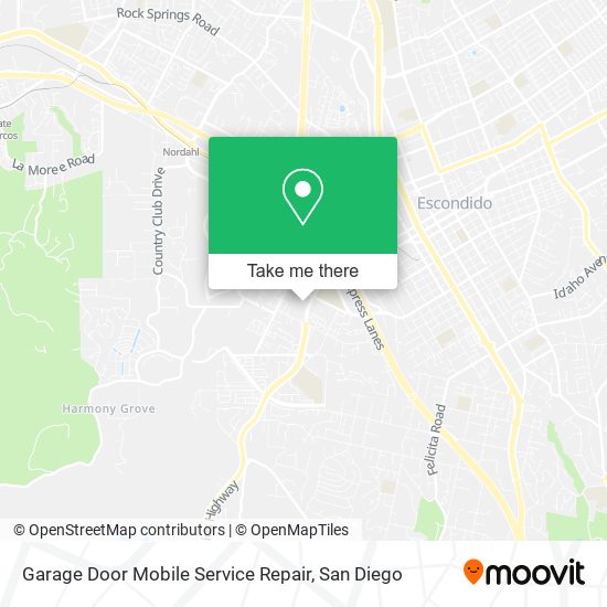 Mapa de Garage Door Mobile Service Repair