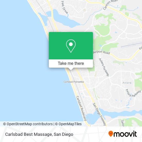 Mapa de Carlsbad Best Massage