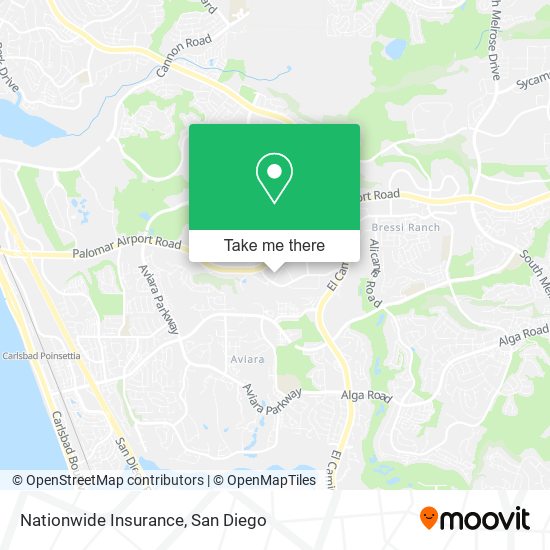 Mapa de Nationwide Insurance