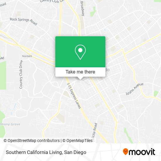 Mapa de Southern California Living