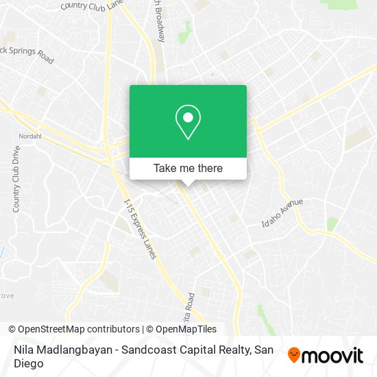 Nila Madlangbayan - Sandcoast Capital Realty map