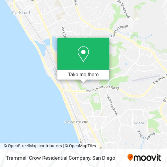 Trammell Crow Residential Company map