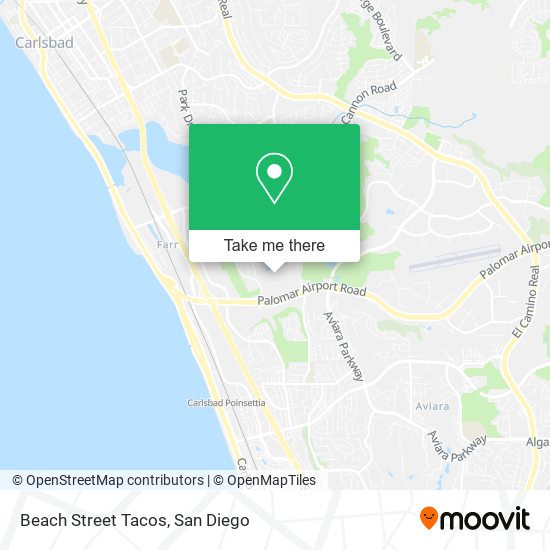 Beach Street Tacos map