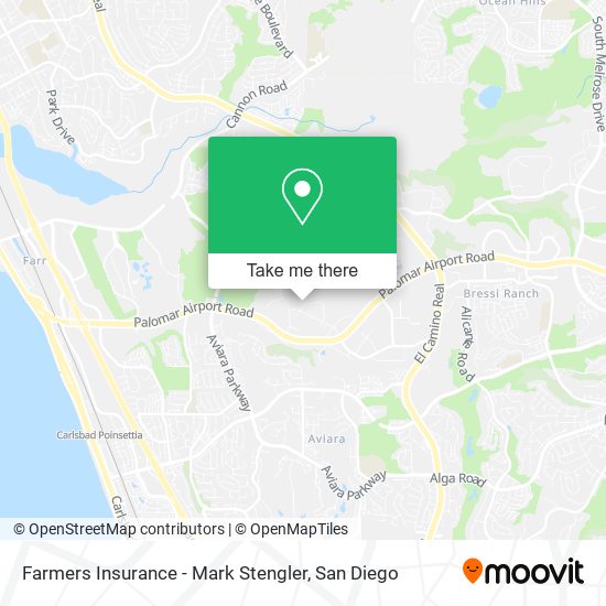 Mapa de Farmers Insurance - Mark Stengler