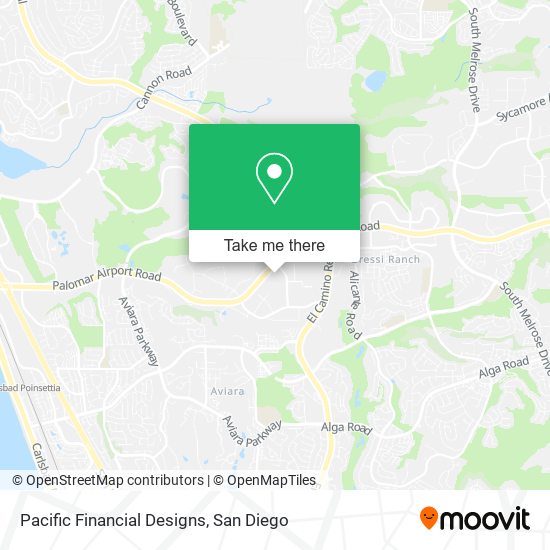 Pacific Financial Designs map