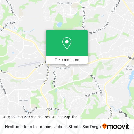 Healthmarkets Insurance - John le Strada map