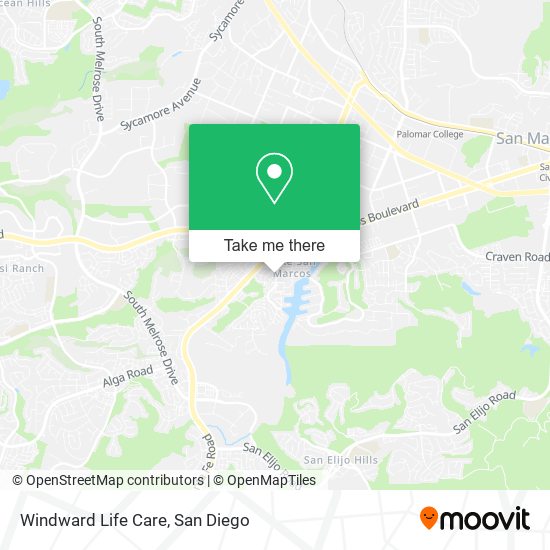 Windward Life Care map