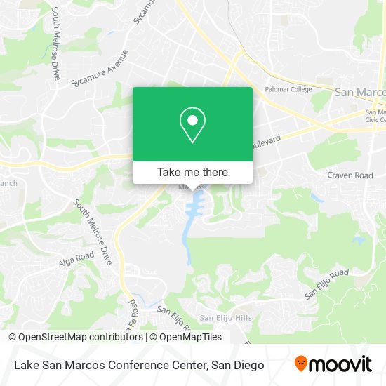 Lake San Marcos Conference Center map