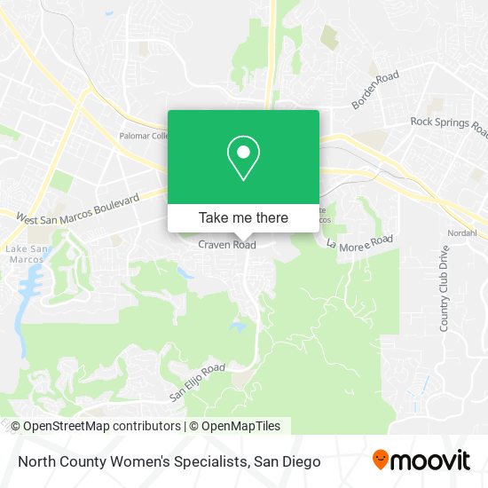 Mapa de North County Women's Specialists