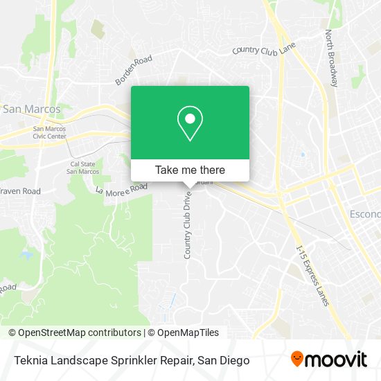 Mapa de Teknia Landscape Sprinkler Repair