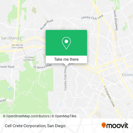 Cell Crete Corporation map