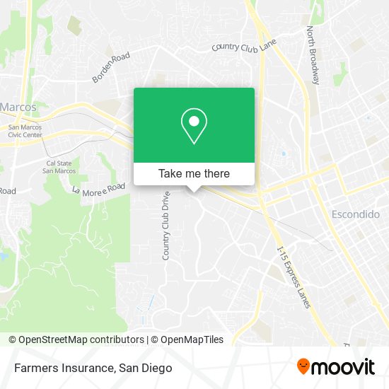 Farmers Insurance map