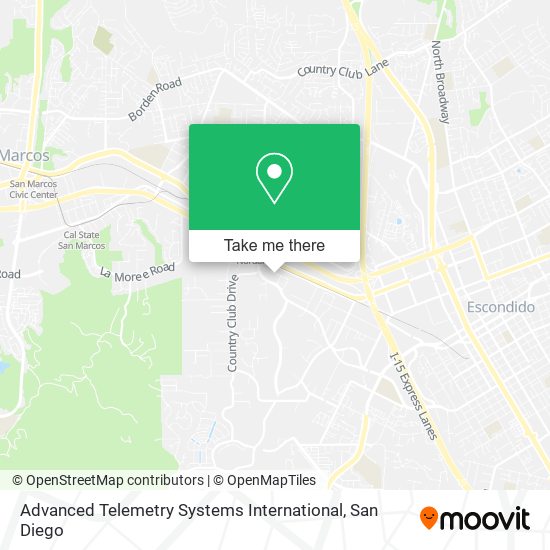 Advanced Telemetry Systems International map